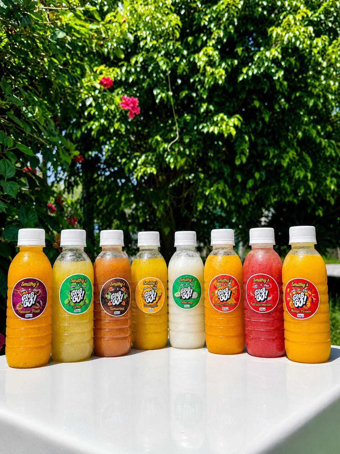 Set Of One A Day Grab And Go 10Oz Bottles